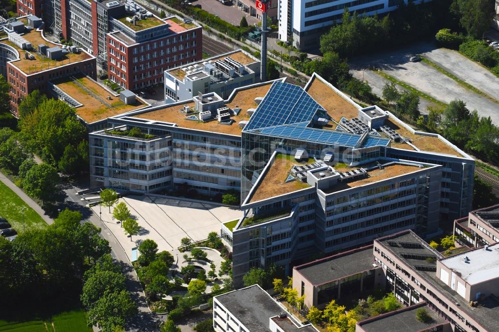 Luftbild Eschborn - Verwaltungsgebäude des Finanzdienstleistungs- Unternehmens VR Smart Finanz AG in Eschborn im Bundesland Hessen, Deutschland