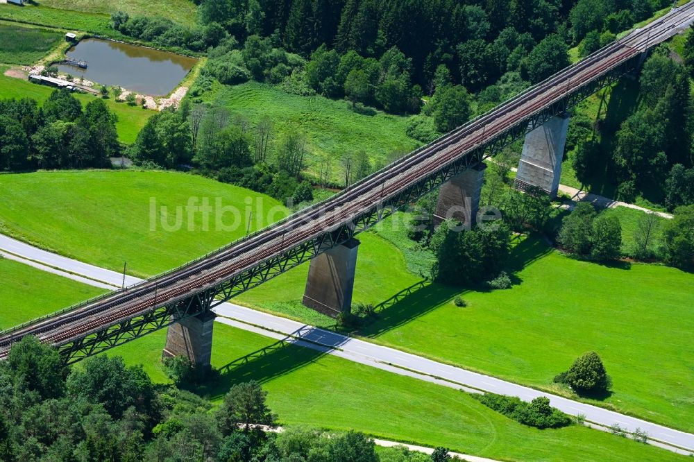 Luftbild Labermühle - Viadukt des Bahn- Brückenbauwerk in Labermühle im Bundesland Bayern, Deutschland