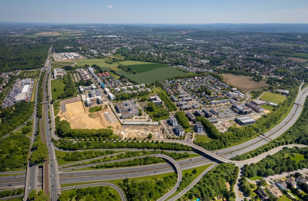 Luftbild Dortmund - Viadukt der Schnellstraße Stadtkerne Ost in Dortmund im Bundesland Nordrhein-Westfalen, Deutschland