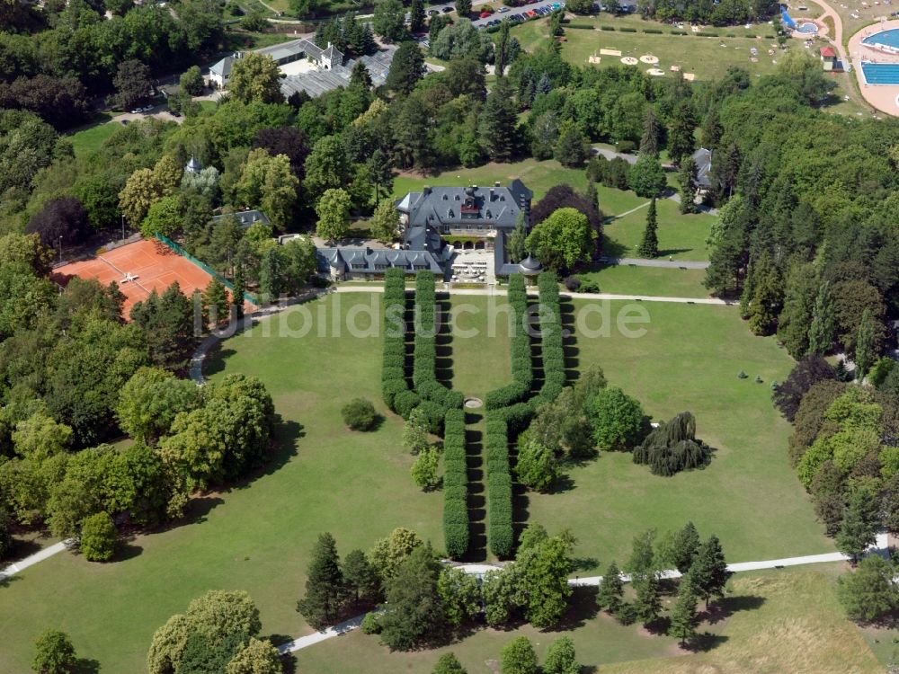 Saalfeld/Saale aus der Vogelperspektive: Villa Bergfried in Saalfeld an der Saale im Bundesland Thüringen