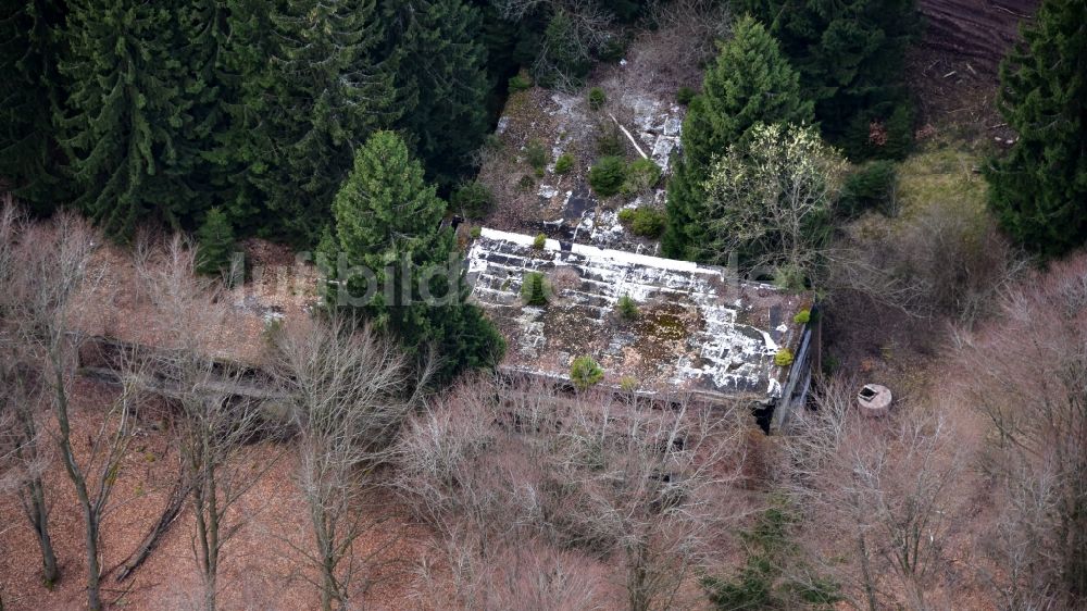 Luftaufnahme Duppach - Villa Einfamilienhaus Adenauervilla in Duppach im Bundesland Rheinland-Pfalz, Deutschland