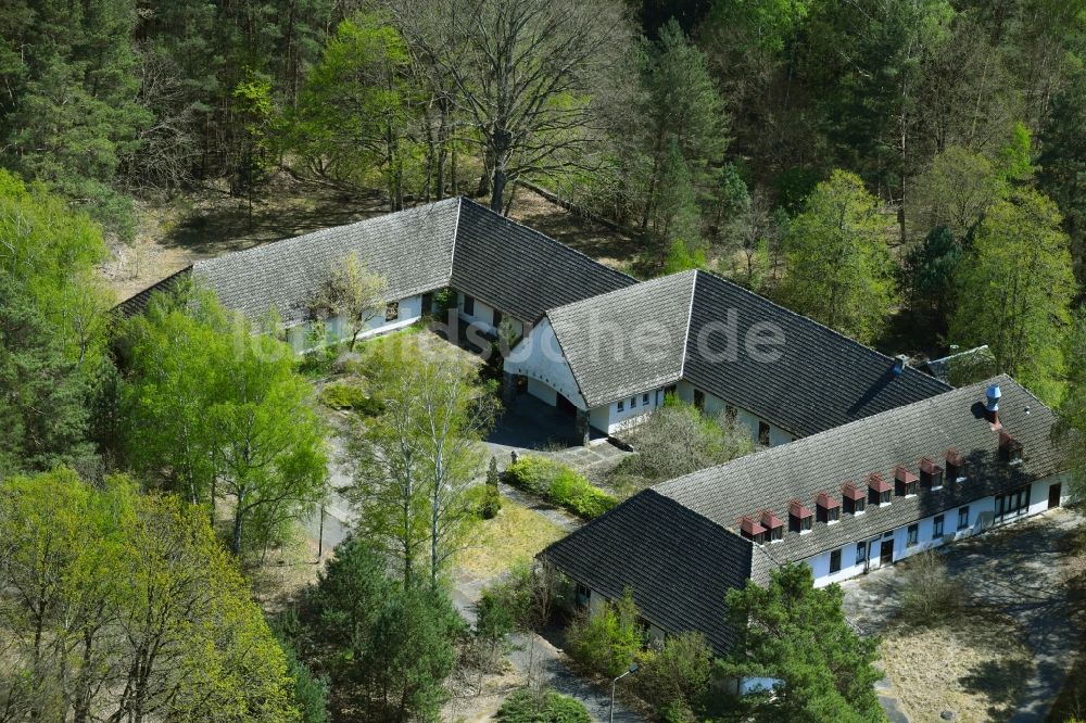 Luftaufnahme Bogensee - Villa Einfamilienhaus Goebbels' Landhaus Bogensee in Bogensee im Bundesland Brandenburg, Deutschland
