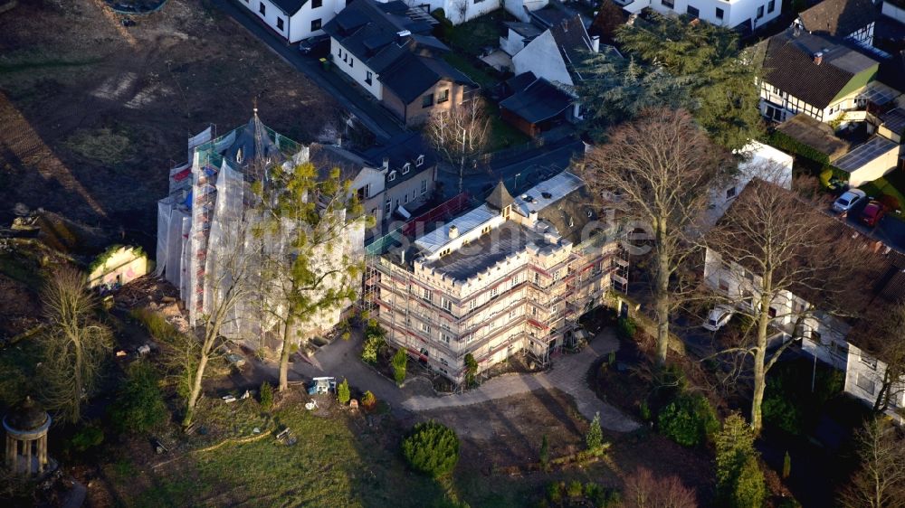 Bad Honnef von oben - Villa Schaaffhausen in Rommersdorf im Bundesland Nordrhein-Westfalen, Deutschland