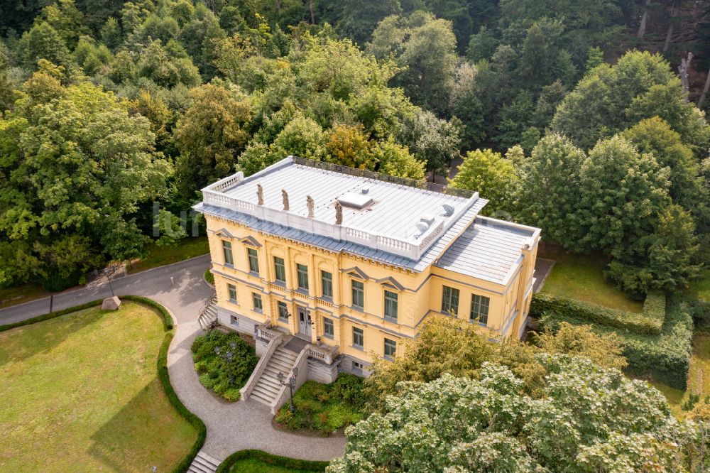 Luftbild Eberswalde - Villa Standesamt Märchenvilla in Eberswalde im Bundesland Brandenburg, Deutschland