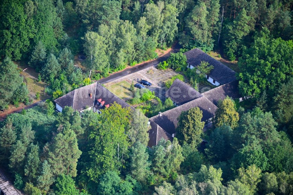 Luftbild Bogensee - Villa Waldhof Goebbels' Landhaus Bogensee in Bogensee im Bundesland Brandenburg, Deutschland