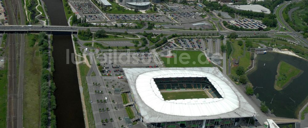 Luftbild Wolfsburg - Volkswagen Arena / Stadion Wolfsburg