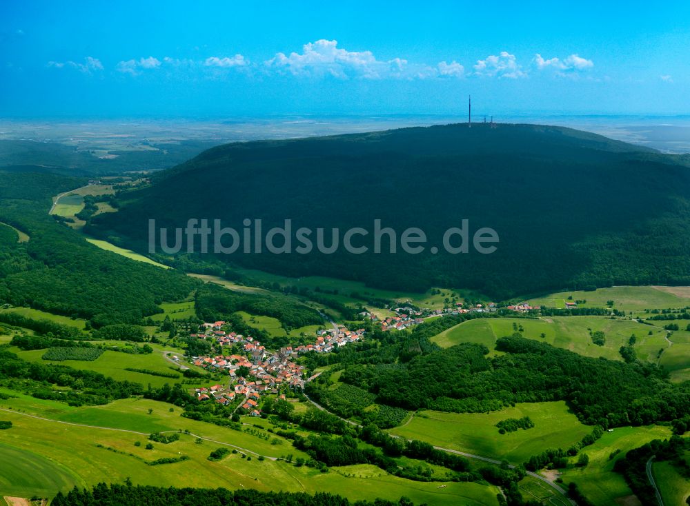 Luftbild Marienthal - Von Wald umgebene Ortsansicht in Marienthal im Bundesland Rheinland-Pfalz, Deutschland