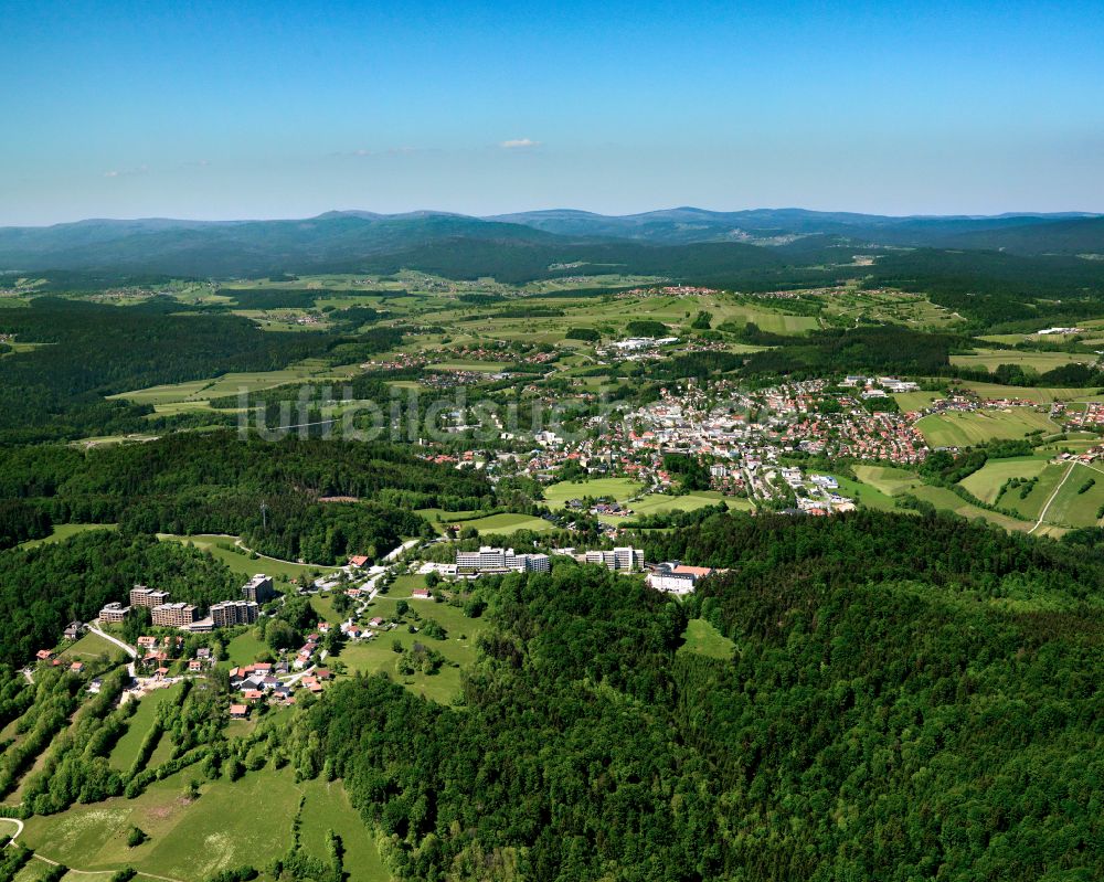 Luftbild Solla - Von Wald umgebene Ortsansicht in Solla im Bundesland Bayern, Deutschland
