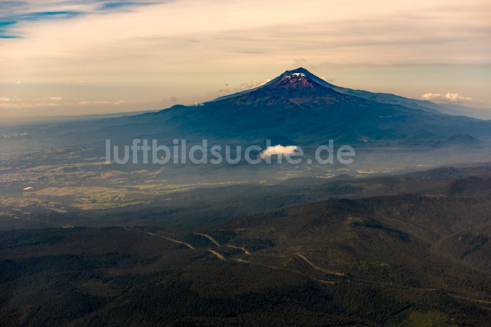 Luftbild Tlamacas - Vulkan Popocatepetl in Tlamacas in Bundesstaat Mexiko, Mexiko