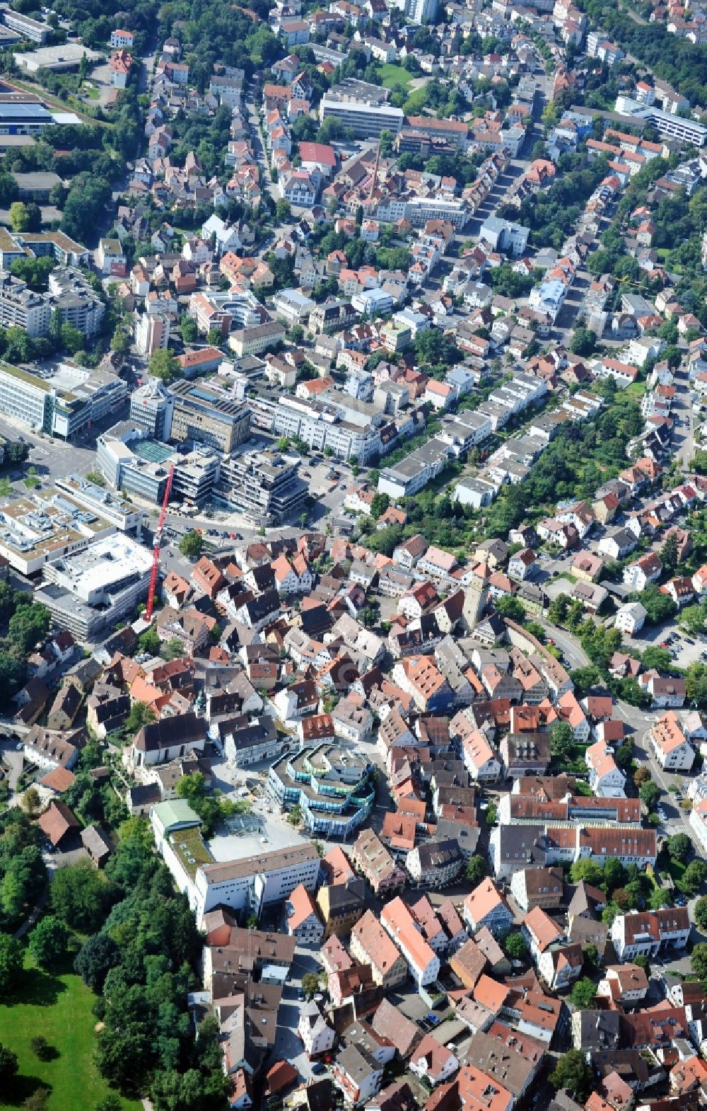 Luftbild Waiblingen - Waiblingen im Bundesland Baden-Württemberg