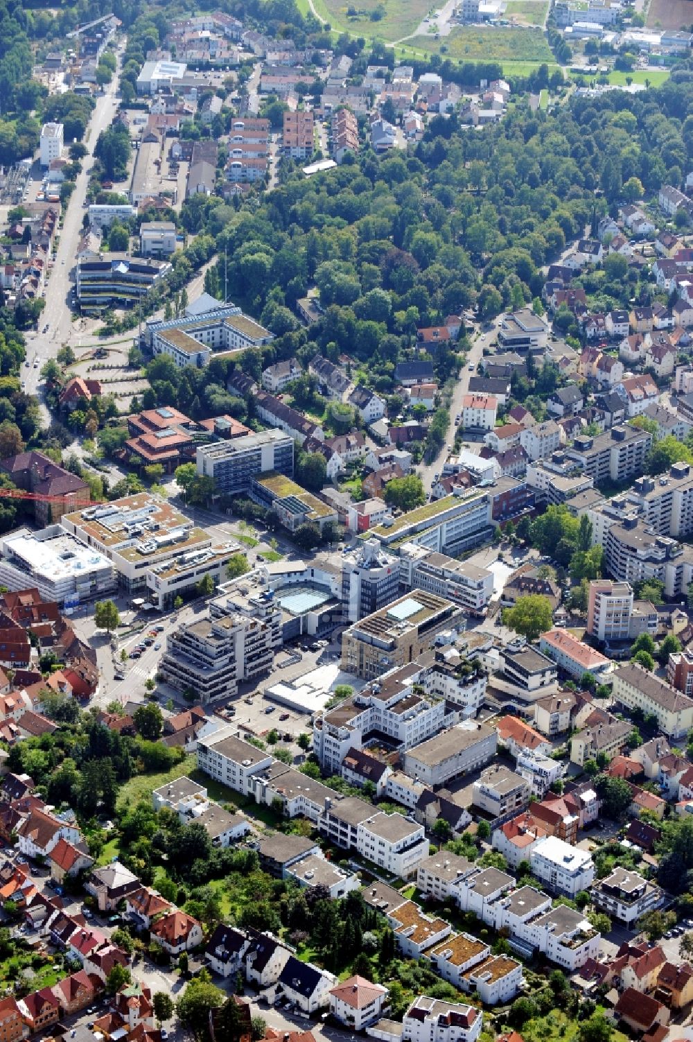 Luftaufnahme Waiblingen - Waiblingen im Bundesland Baden-Württemberg