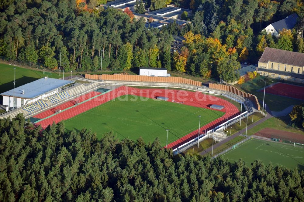 Luftbild Haldensleben - Waldstadion in Haldensleben im Bundesland Sachsen-Anhalt