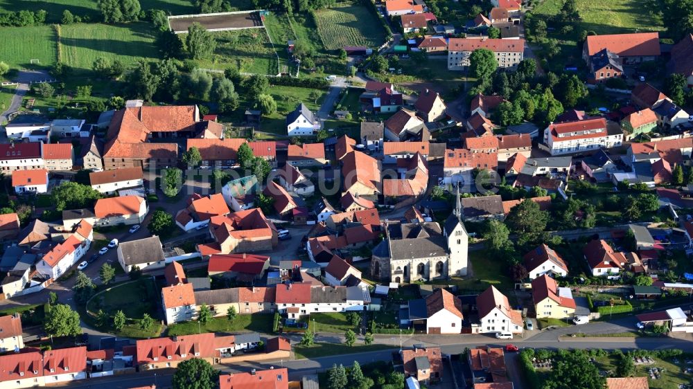 Luftaufnahme Thale - Warnstedt im Bundesland Sachsen-Anhalt, Deutschland
