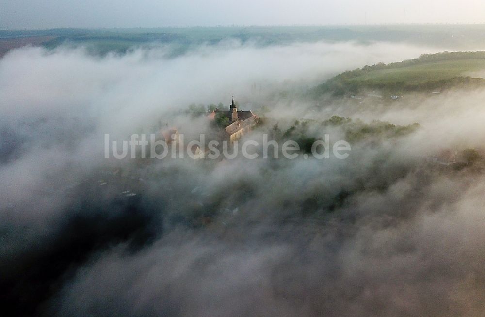 Luftbild Seeburg - Wasserschloß Schloss am Vietzbach in Seeburg im Bundesland Sachsen-Anhalt, Deutschland