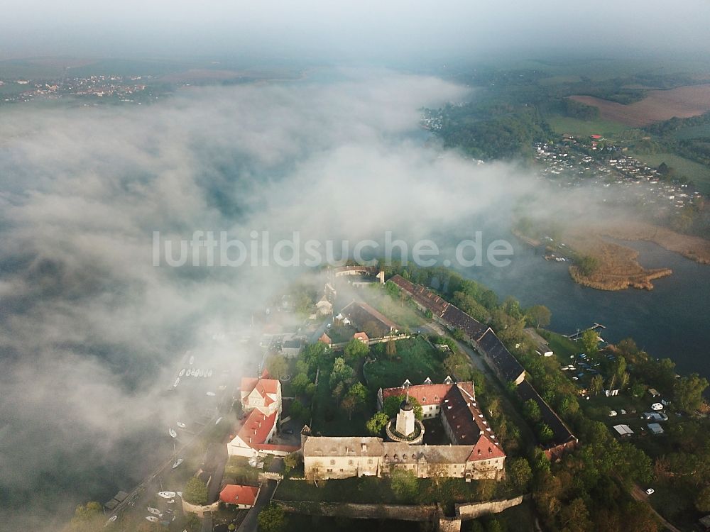 Luftbild Seeburg - Wasserschloß Schloss am Vietzbach in Seeburg im Bundesland Sachsen-Anhalt, Deutschland