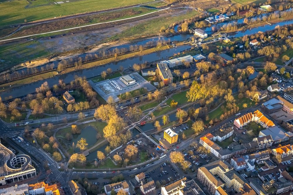Luftaufnahme Hamm - Wassersportzentrum in Hamm im Bundesland Nordrhein-Westfalen, Deutschland