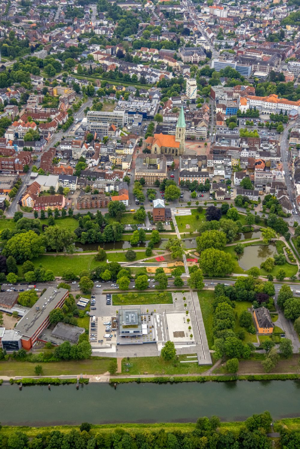 Luftaufnahme Hamm - Wassersportzentrum in Hamm im Bundesland Nordrhein-Westfalen, Deutschland