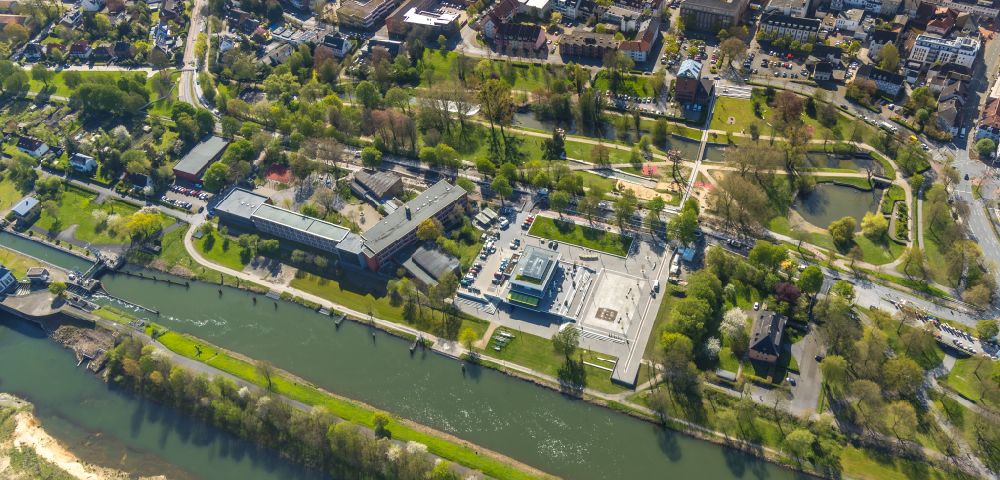 Hamm von oben - Wassersportzentrum in Hamm im Bundesland Nordrhein-Westfalen, Deutschland