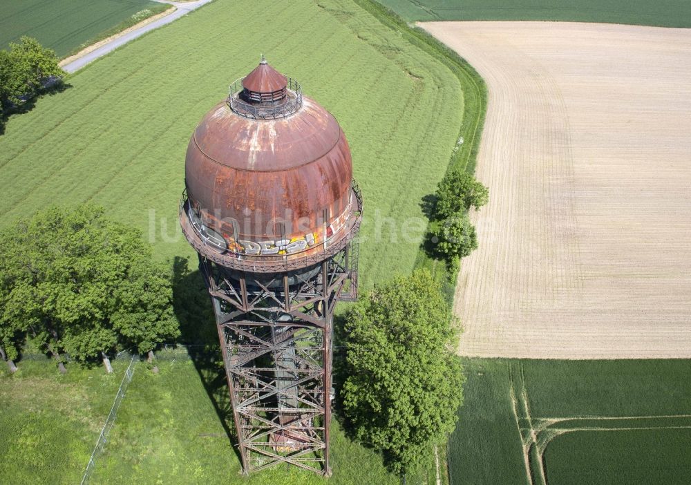Luftaufnahme Dortmund - Wasserturm Lanstroper Ei in Dortmund im Bundesland Nordrhein-Westfalen NRW