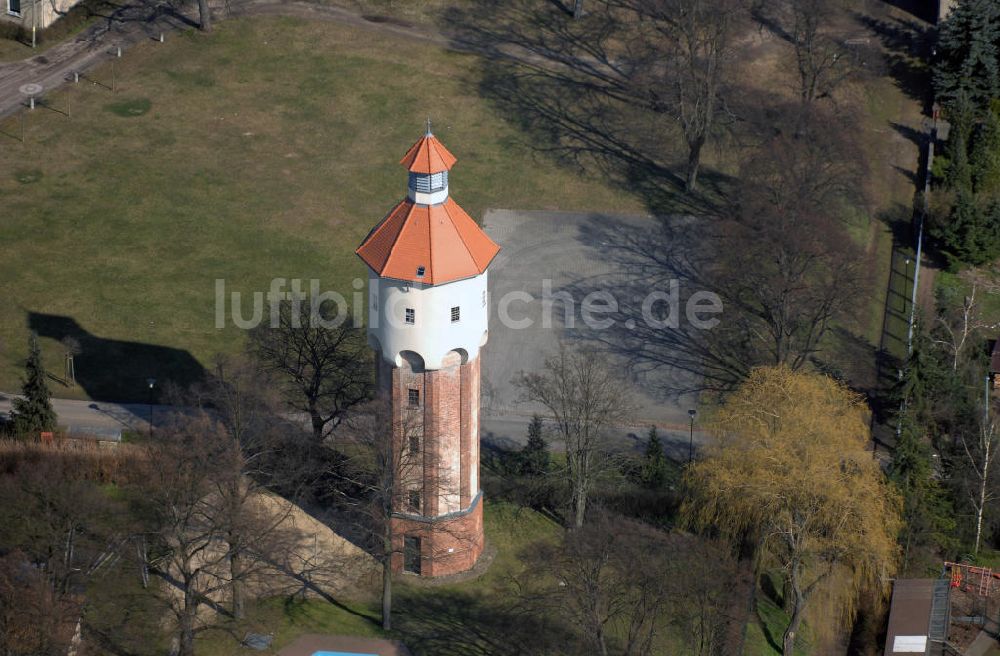 Luftbild Niemegk - Wasserturm Niemegk