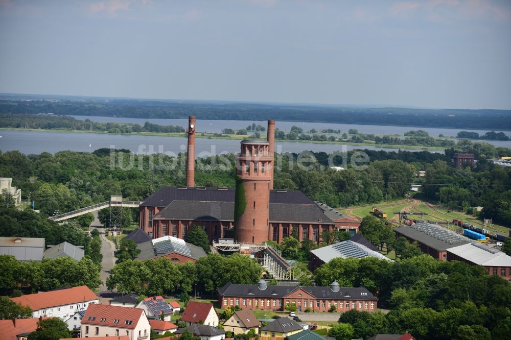 Luftbild Kirchmöser - Wasserturm im Ortsteil Kirchmöser der Stadt Brandenburg an der Havel im Bundesland Brandenburg