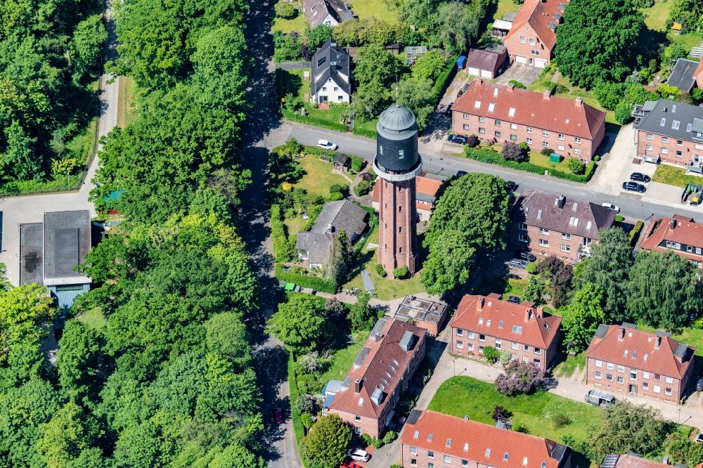 Luftbild Plön - Wasserturm in Plön im Bundesland Schleswig-Holstein, Deutschland