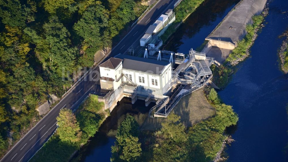 Luftbild Windeck - Wasserwerk und Wasserkraftwerk Unkelmühle im Ortsteil Alzenbach in Windeck im Bundesland Nordrhein-Westfalen, Deutschland