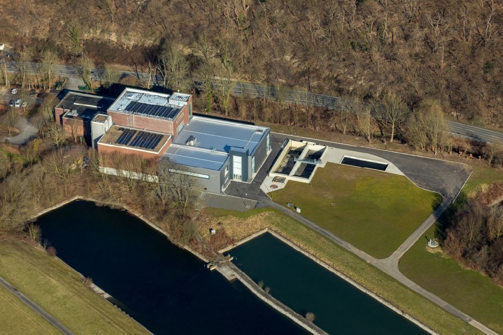 Luftbild Witten - Wasserwerk der Wasserwerke Westfalen GmbH in Witten im Bundesland Nordrhein-Westfalen, Deutschland