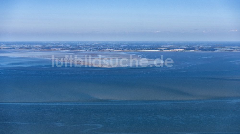 Luftaufnahme Friedrich-Wilhelm-Lübke-Koog - Wattenmeer der Nordsee- Küste in , Deutschland