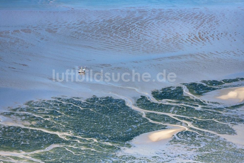 Luftbild Simonsberg - Wattenmeer der Nordsee- Küste in Simonsberg im Bundesland Schleswig-Holstein, Deutschland