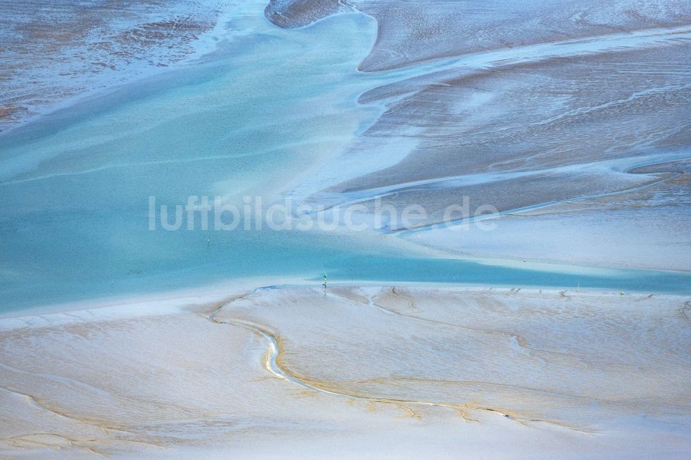 Luftaufnahme Simonsberg - Wattenmeer der Nordsee- Küste in Simonsberg im Bundesland Schleswig-Holstein, Deutschland
