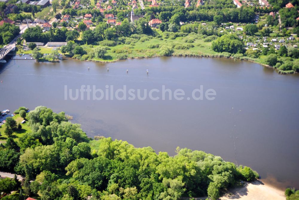 Luftbild Brandenburg OT Plaue - Wendseeufer in Plaue