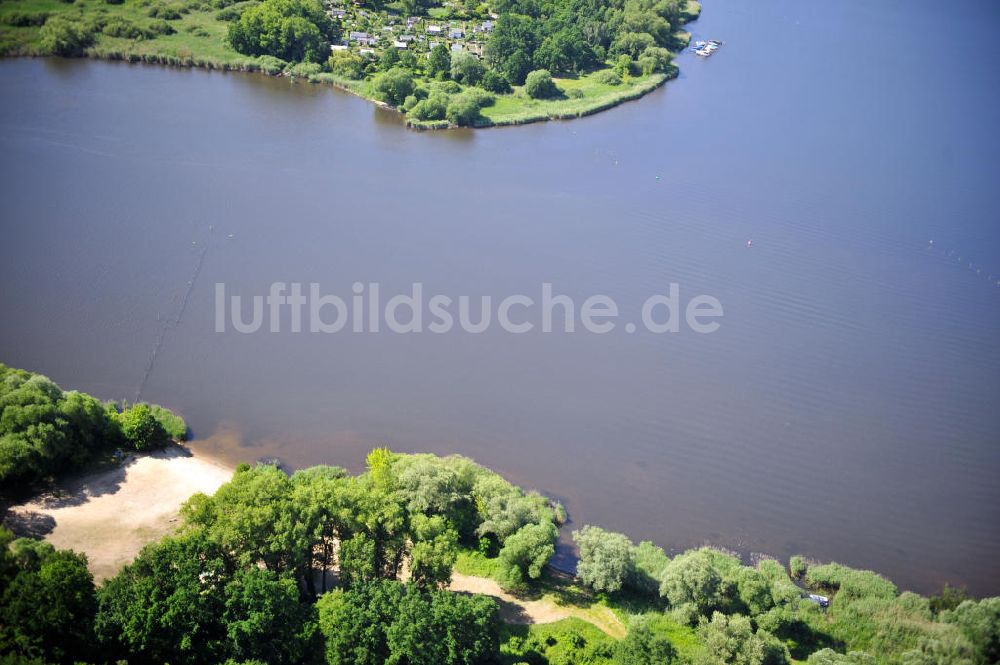 Luftaufnahme Brandenburg OT Plaue - Wendseeufer in Plaue