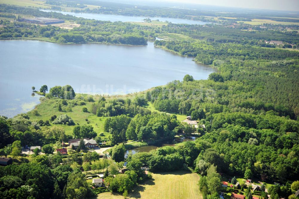 Luftaufnahme Brandenburg OT Plaue - Wendseeufer in Plaue