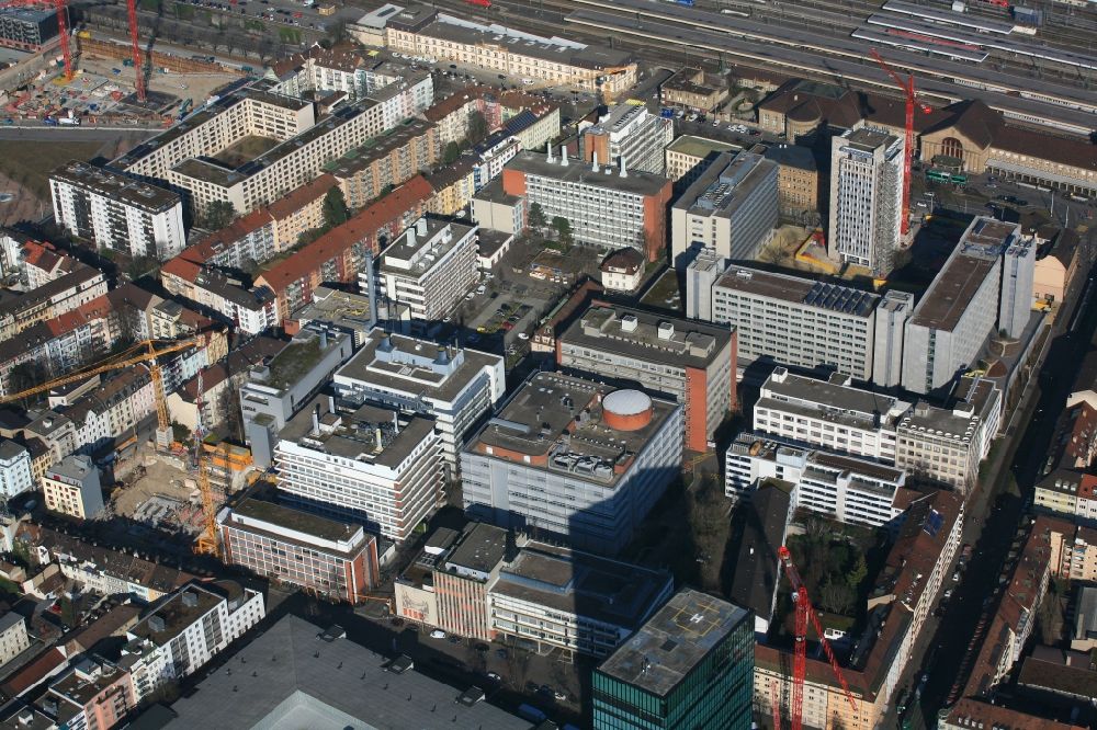 Luftbild Basel - Werksareal der Syngenta in Basel in der Schweiz