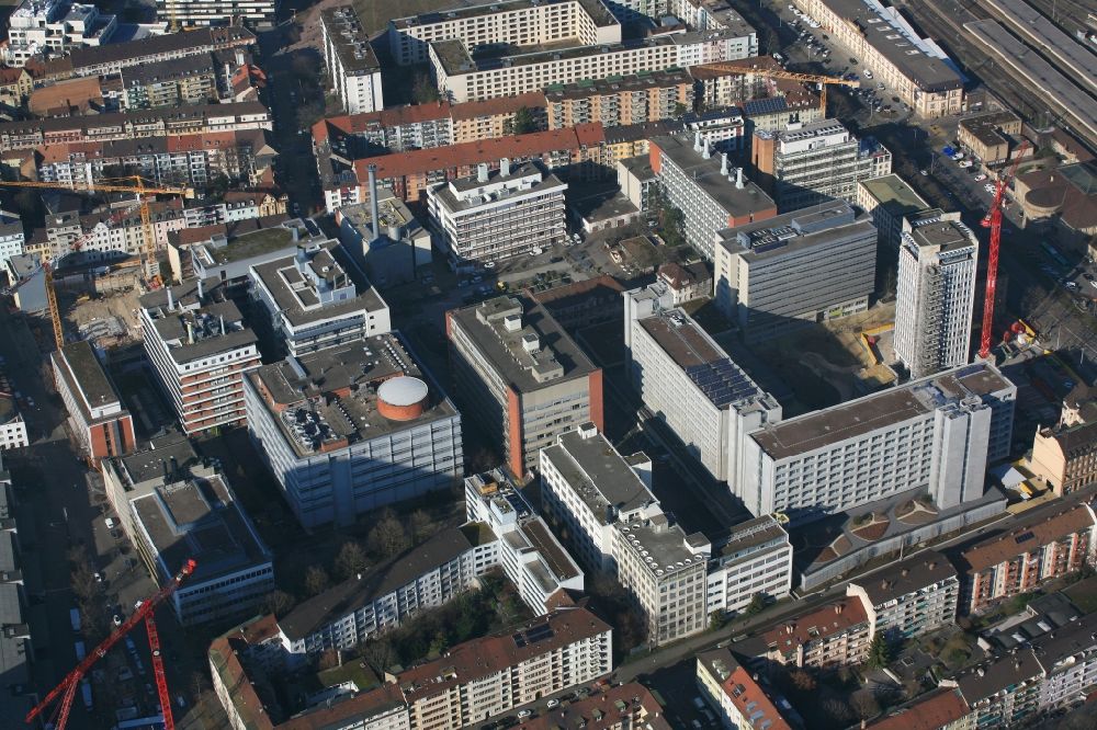 Luftaufnahme Basel - Werksareal der Syngenta in Basel in der Schweiz