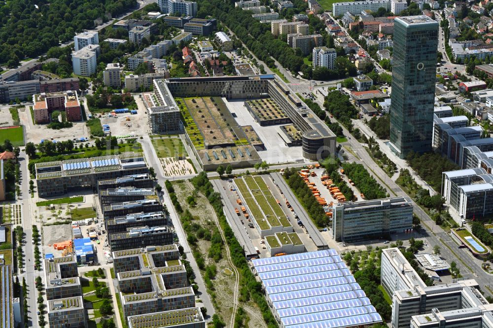 Luftbild München - Werksgelände der Abfallwirtschaftsbetrieb München in München im Bundesland Bayern, Deutschland