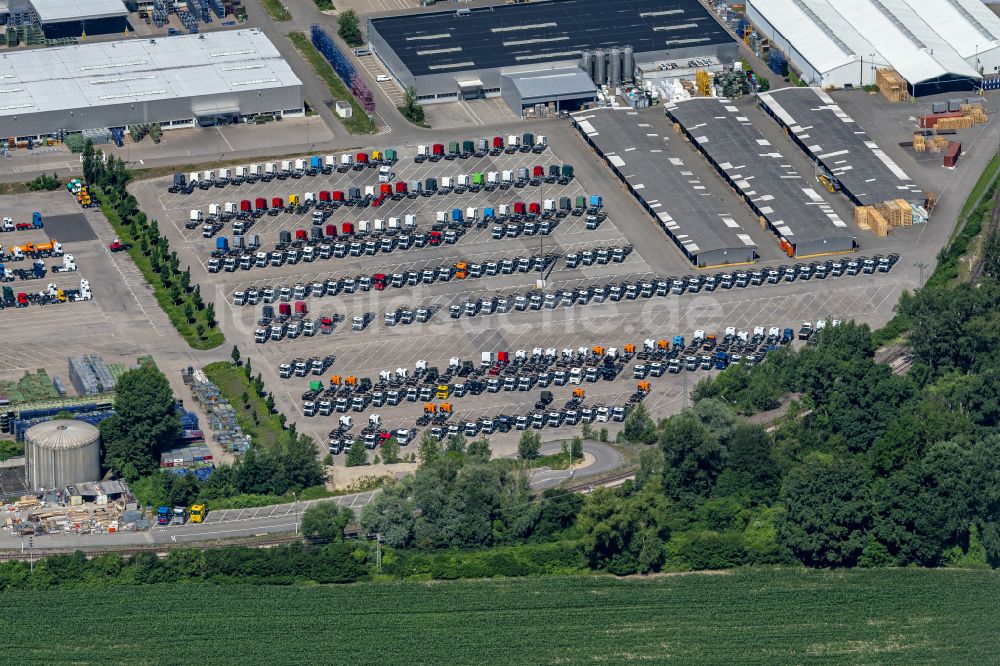Luftaufnahme W Rth Am Rhein Werksgel Nde Der Daimler Truck Ag In