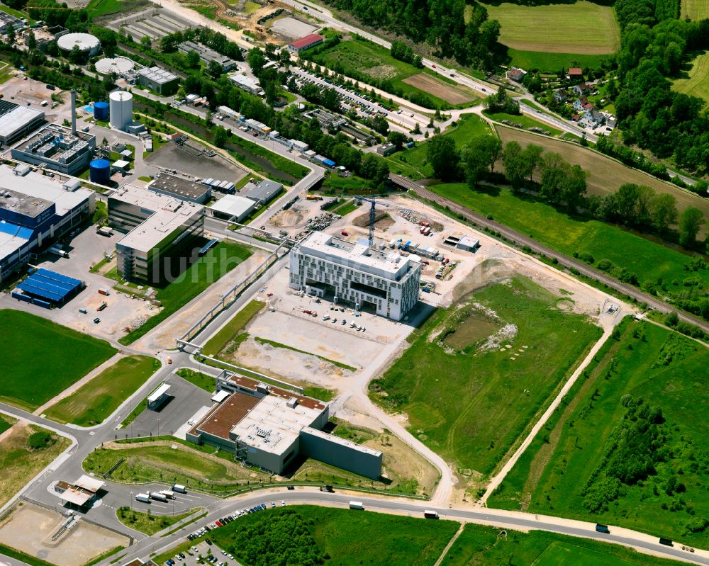 Luftbild Biberach an der Riß - Werksgelände der Firma Boehringer Ingelheim Pharma GmbH & Co. KG in Biberach an der Riß im Bundesland Baden-Württemberg, Deutschland