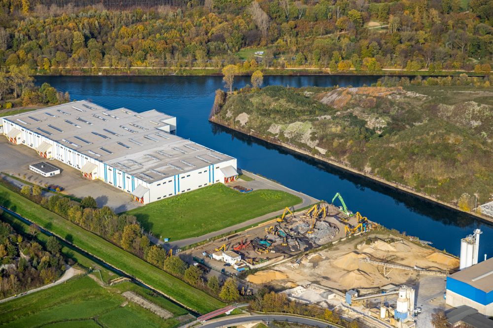 Luftbild Gelsenkirchen - Werksgelände der Tata Steel Ltd. in Gelsenkirchen im Bundesland Nordrhein-Westfalen, Deutschland