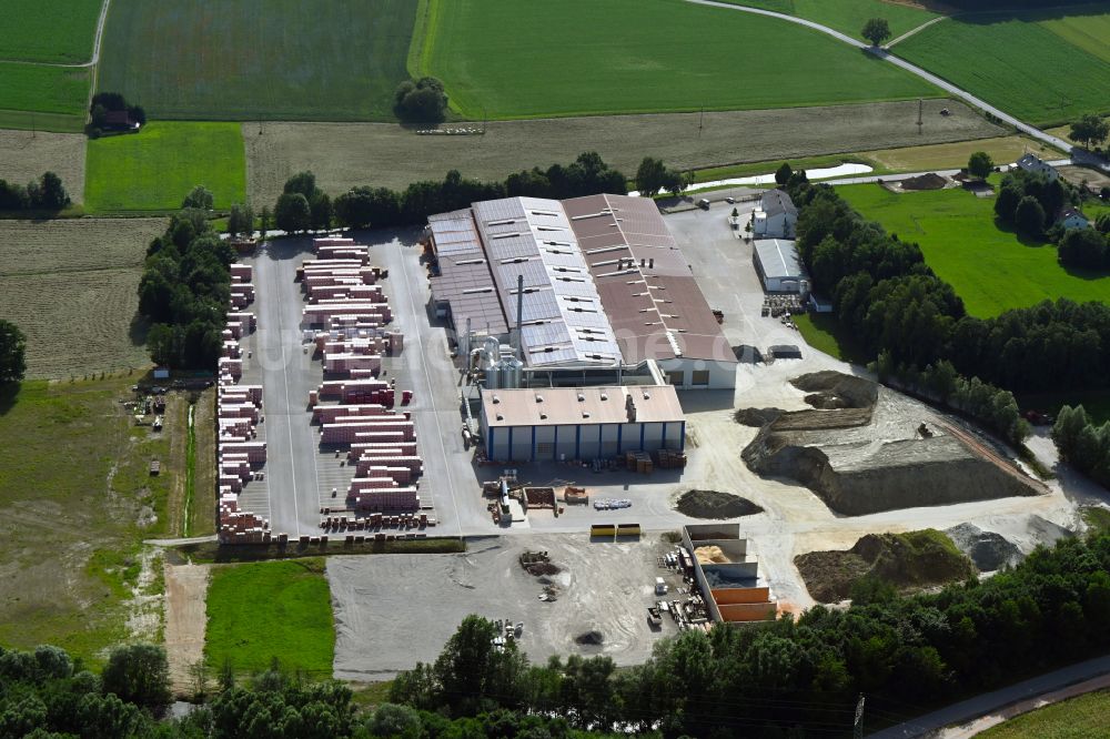 Luftbild Egenhofen - Werksgelände der Ziegelsysteme Michael Kellerer in Egenhofen im Bundesland Bayern, Deutschland