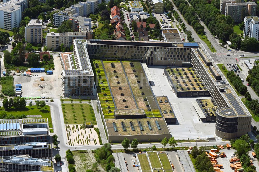 Luftaufnahme München - Werksgelände der Abfallwirtschaftsbetrieb München in München im Bundesland Bayern, Deutschland