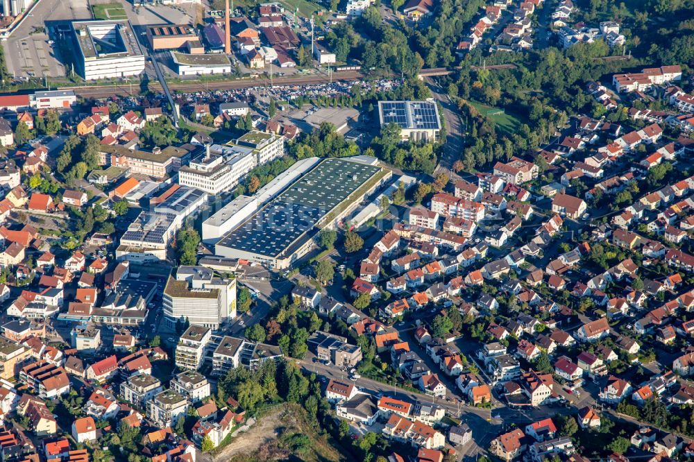 Winnenden von oben - Werksgelände der Alfred Kärcher GmbH & Co. KG in Winnenden im Bundesland Baden-Württemberg, Deutschland