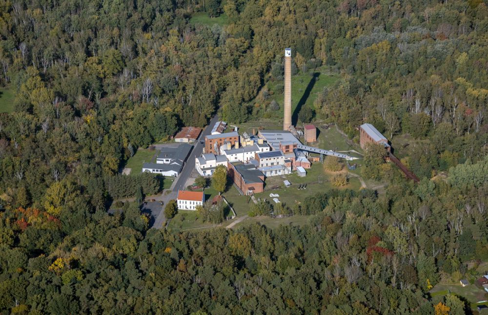 Luftbild Uebigau-Wahrenbrück - Werksgelände der alten Brikettfabrik Louise in Uebigau-Wahrenbrück im Bundesland Brandenburg, Deutschland