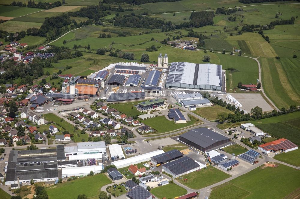 Luftaufnahme Ziemetshausen - Werksgelände der Asta Holzwerk GmbH in Ziemetshausen im Bundesland Bayern, Deutschland