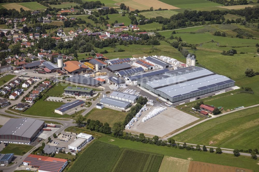 Ziemetshausen aus der Vogelperspektive: Werksgelände der Asta Holzwerk GmbH in Ziemetshausen im Bundesland Bayern, Deutschland