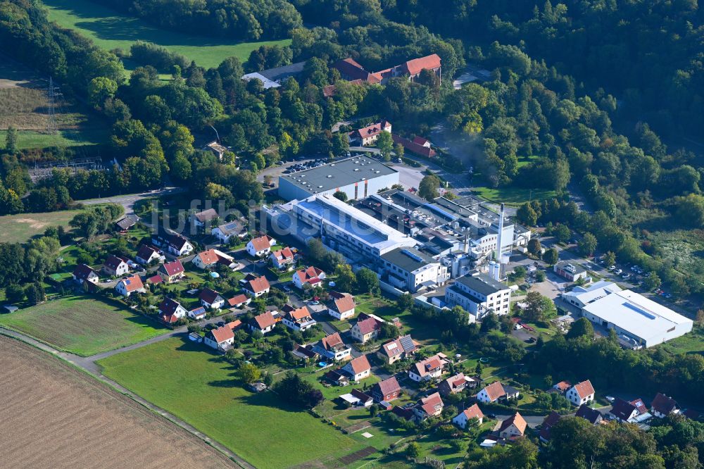 Bad Gandersheim aus der Vogelperspektive: Werksgelände der Auer Lighting GmbH in Bad Gandersheim im Bundesland Niedersachsen, Deutschland