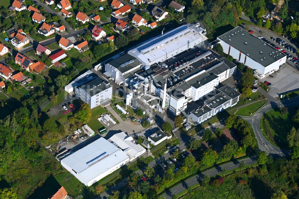 Luftaufnahme Bad Gandersheim - Werksgelände der Auer Lighting GmbH in Bad Gandersheim im Bundesland Niedersachsen, Deutschland
