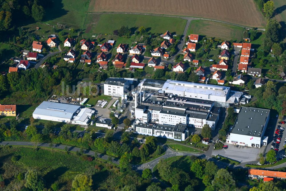 Bad Gandersheim aus der Vogelperspektive: Werksgelände der Auer Lighting GmbH in Bad Gandersheim im Bundesland Niedersachsen, Deutschland
