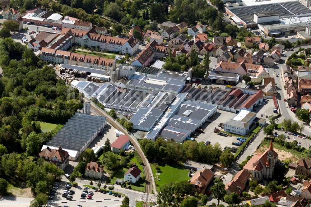 Luftbild Roth - Werksgelände der BAYERISCHE KABELWERKE AG in der Otto-Schrimpff-Straße in Roth im Bundesland Bayern, Deutschland